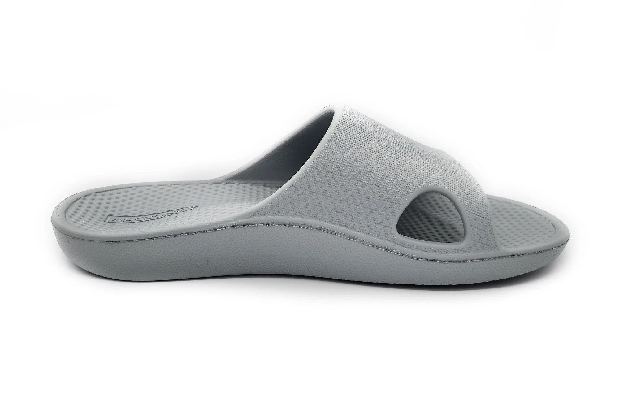 Rebound Orthotic Slides Ash Grey Innerside