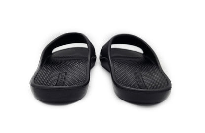 Rebound Orthotic Slides Black Back