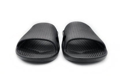 Rebound Orthotic Slides Black Front