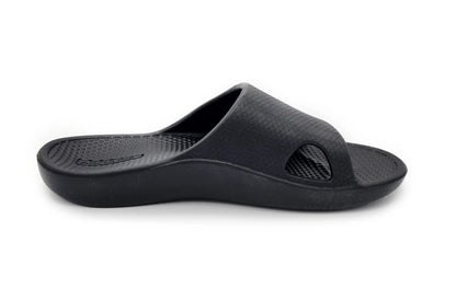 Rebound Orthotic Slides Black Innerside