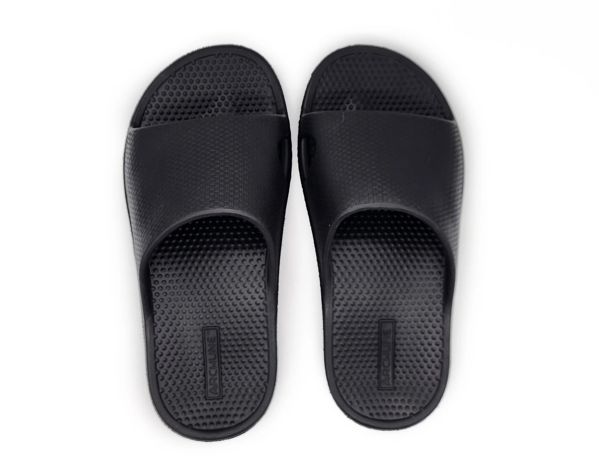 Rebound Orthotic Slides Black Top