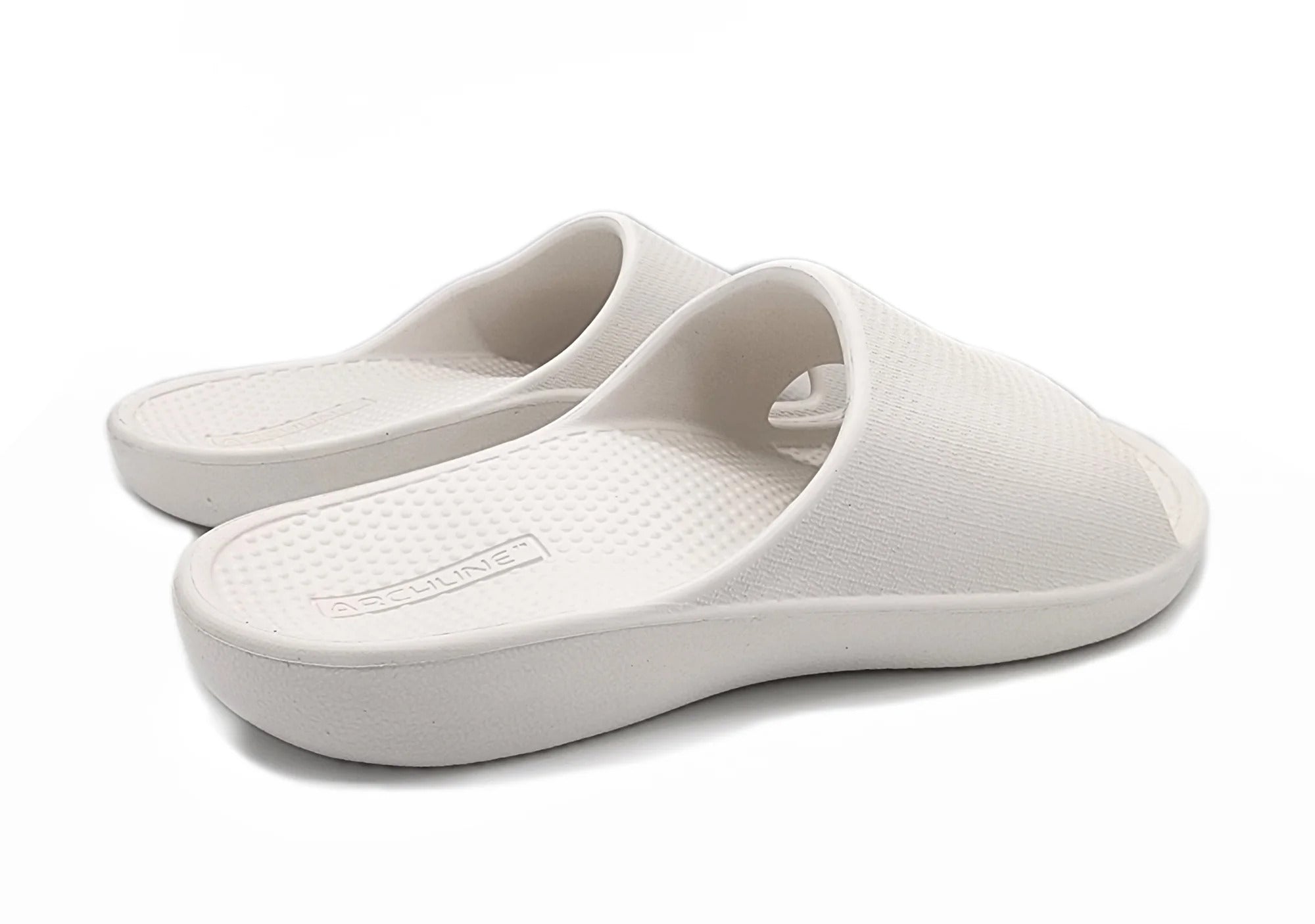 Rebound Orthotic Slides White Back Angle