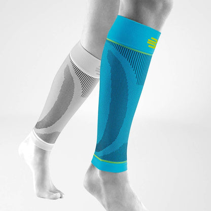 Bauerfeind Compression & Braces S / Blue / Short Calf Sports Compression Performance Sleeves (PAIR)