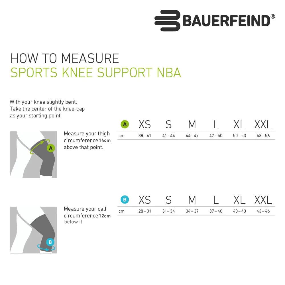 Bauerfeind Compression & Braces Official NBA Sponsored Sports Knee Support Brace | Black