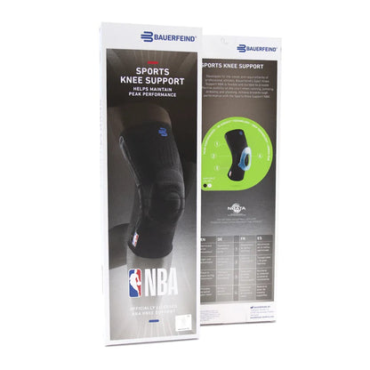 Bauerfeind Compression & Braces Official NBA Sponsored Sports Knee Support Brace | Black