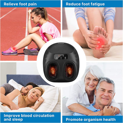 Foot HQ Foot Care Heating Foot Massager with Remote Control