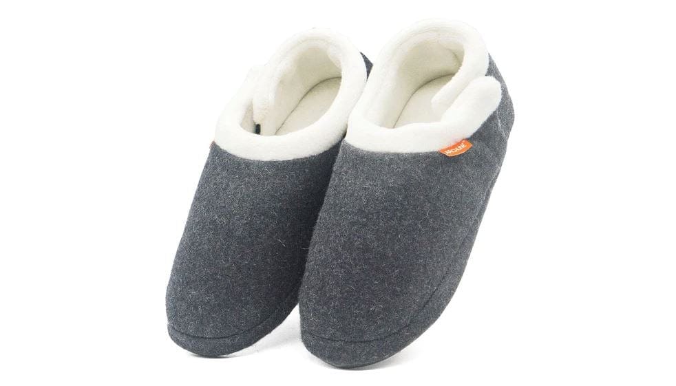 Foot HQ Footwear Archline Orthotic Slippers Closed – Grey Marl