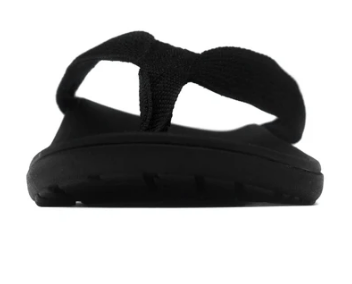 Foot HQ Footwear Axign Premium Orthotic Flip Flops with Arch Support - Black (Mens)